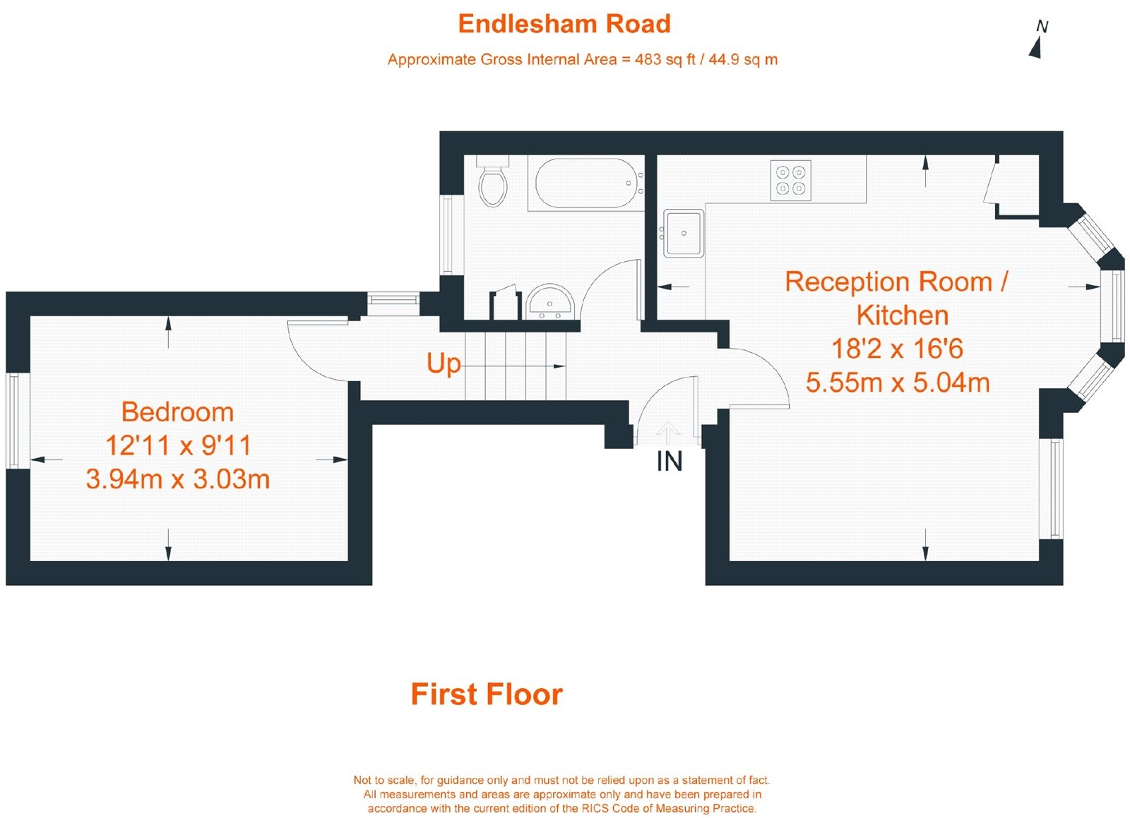 Floorplan for Endlesham Road, London, SW12