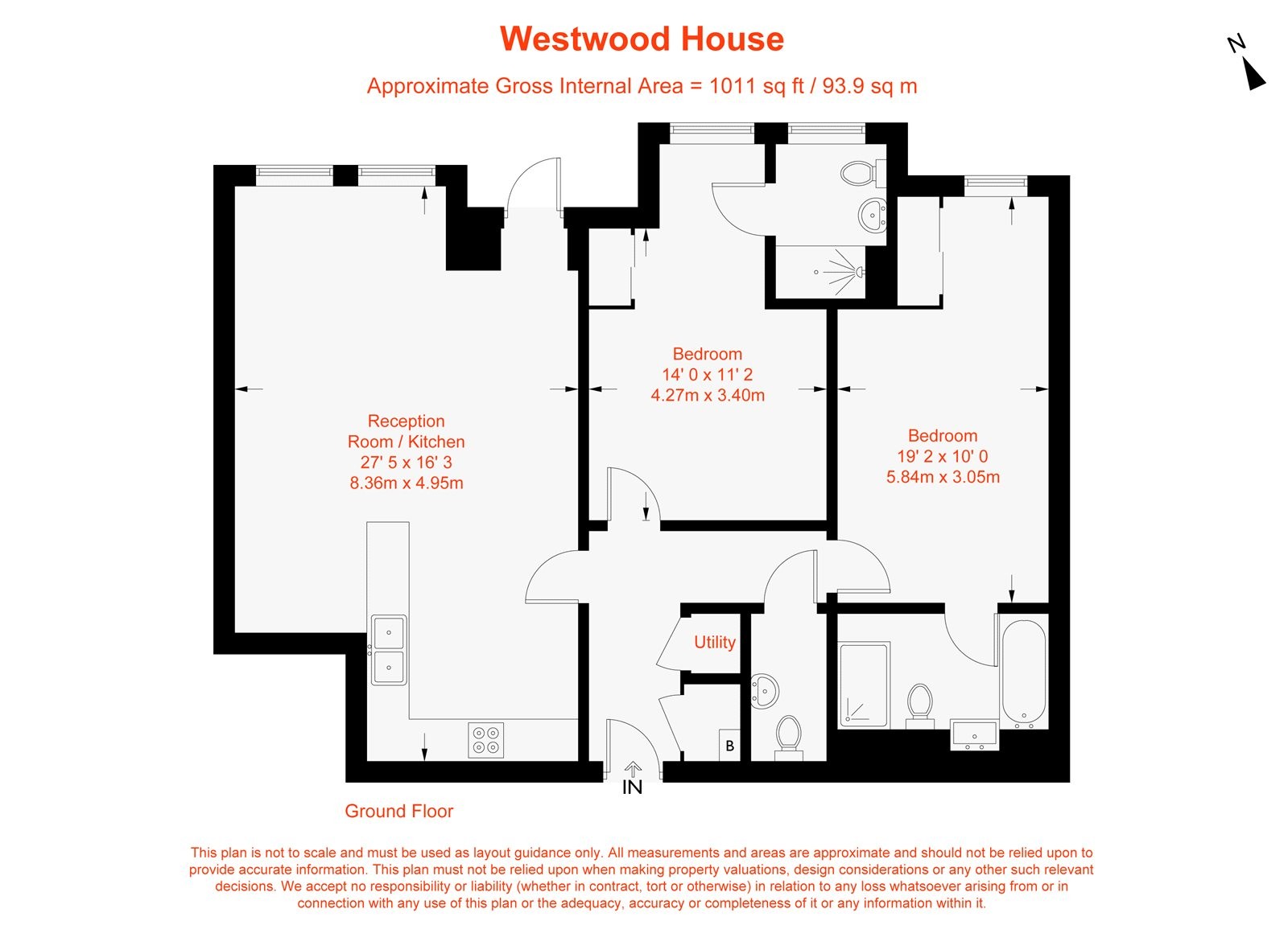 Floorplan for Old Devonshire Road, London, SW12