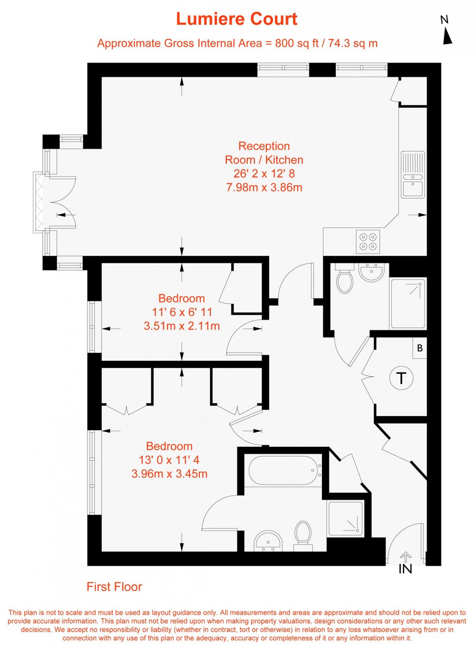 Floorplan for Balham High Road, London, SW17