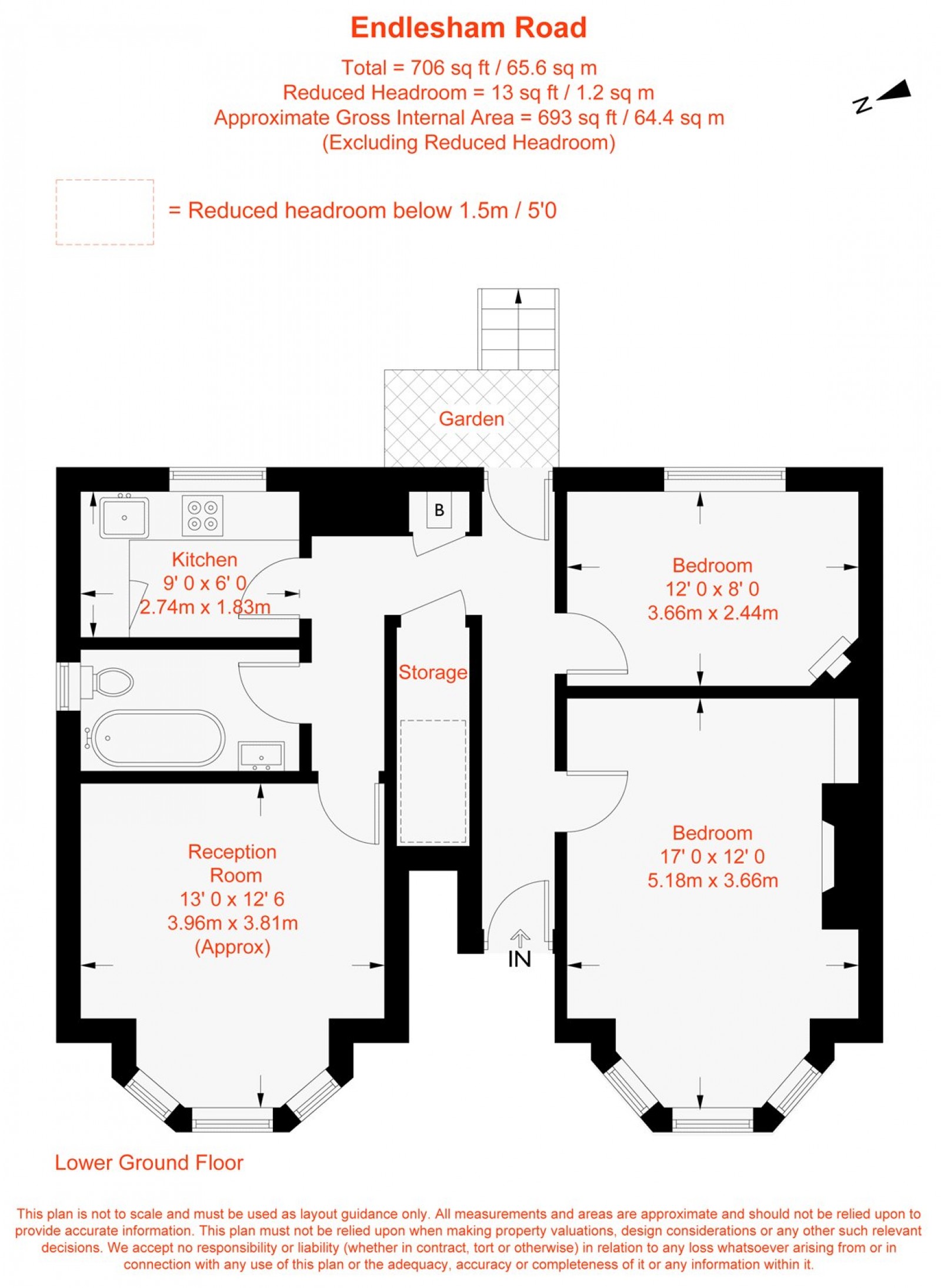 Floorplan for Endlesham Road, London, SW12