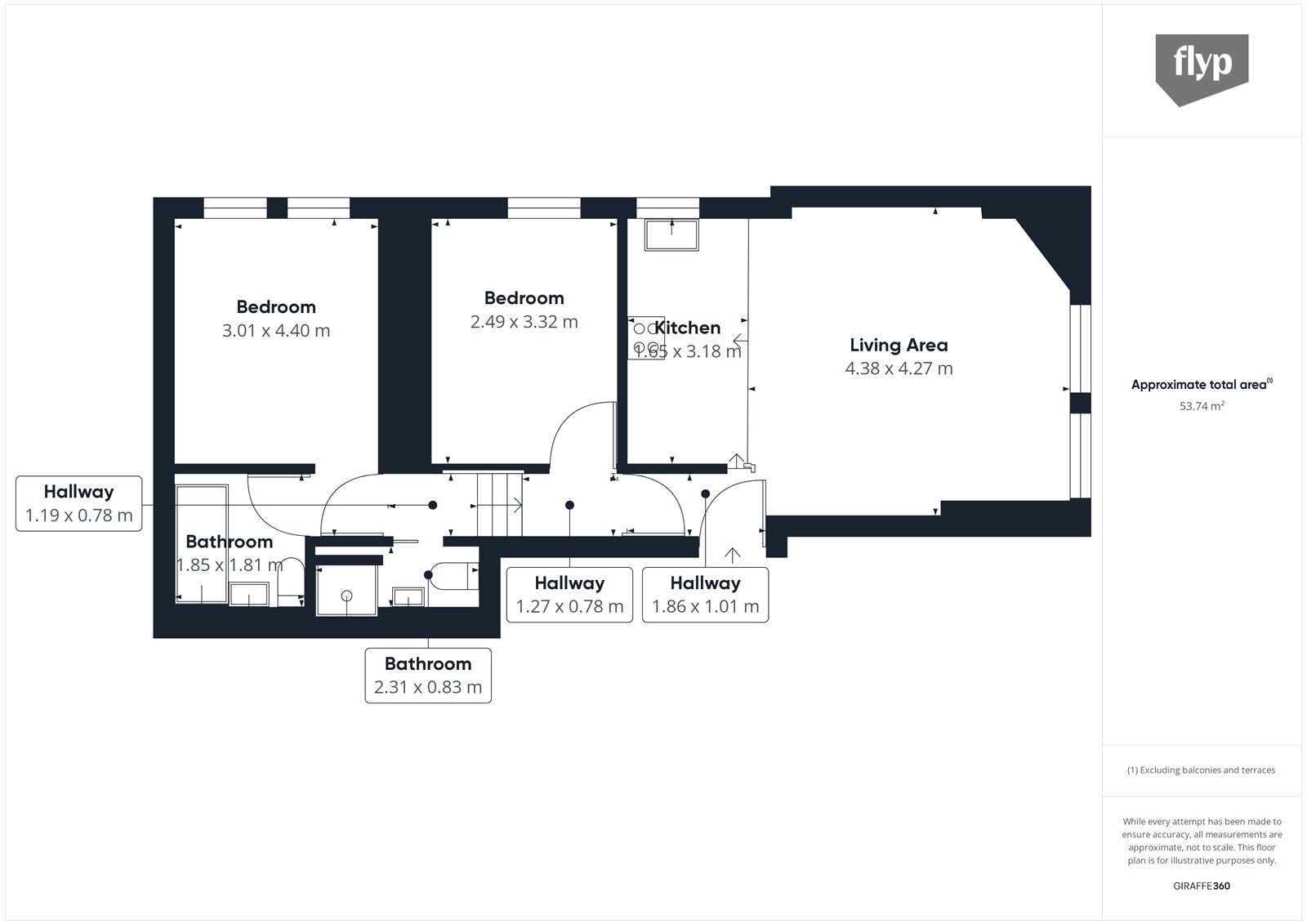 Floorplan for Earlsfield Road, London, SW18