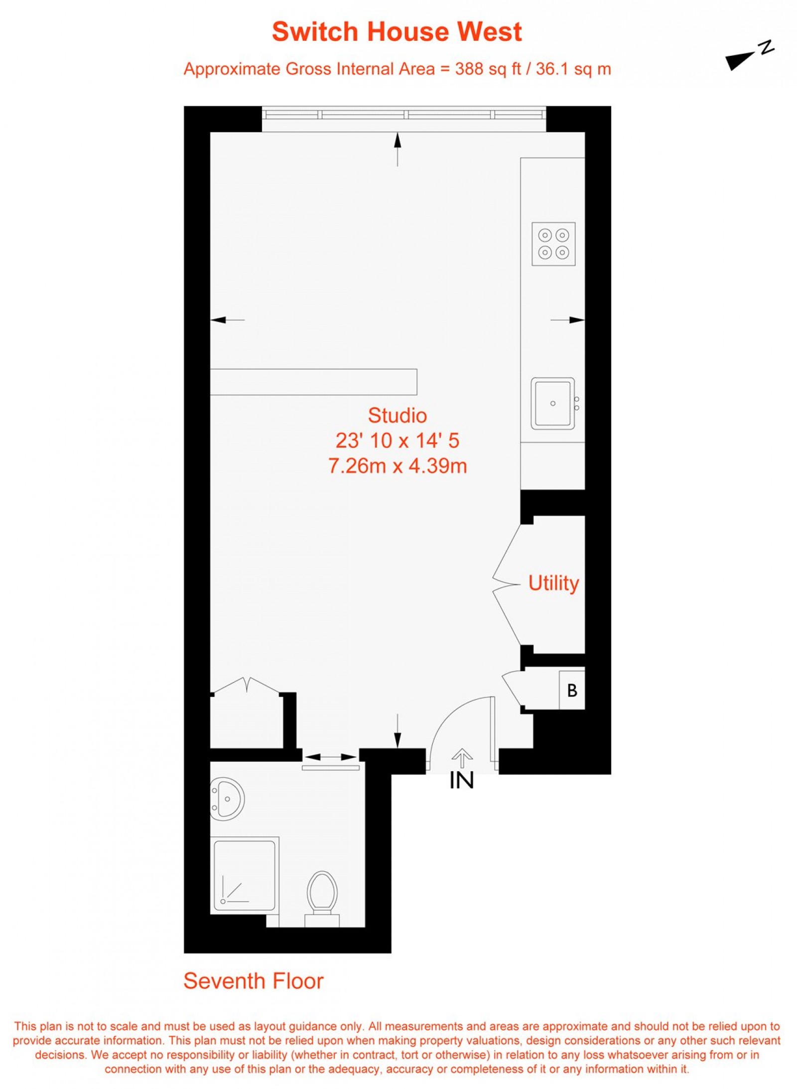 Floorplan for Circus Road West, London, SW11