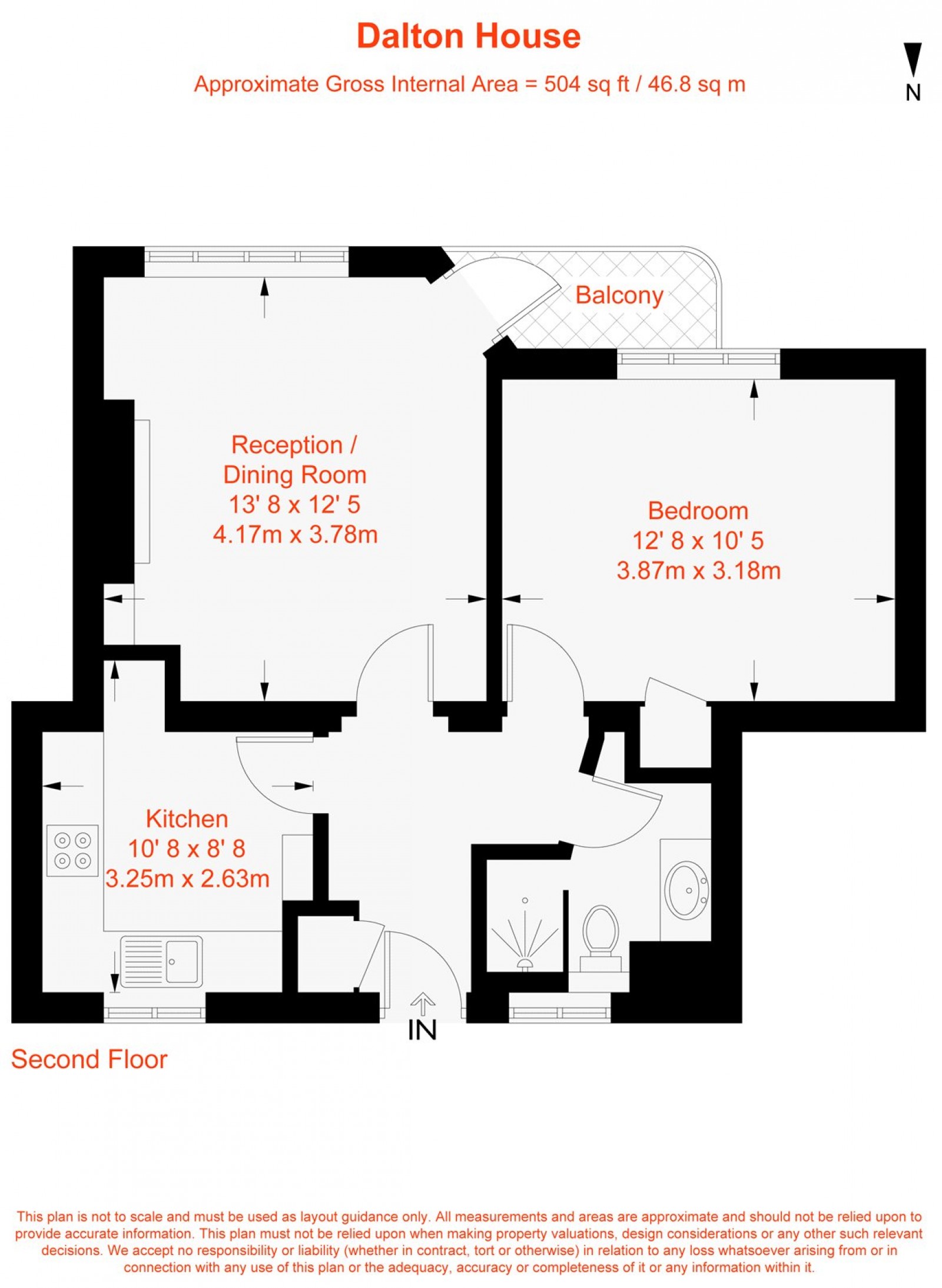 Floorplan for Balham Hill, London, SW12