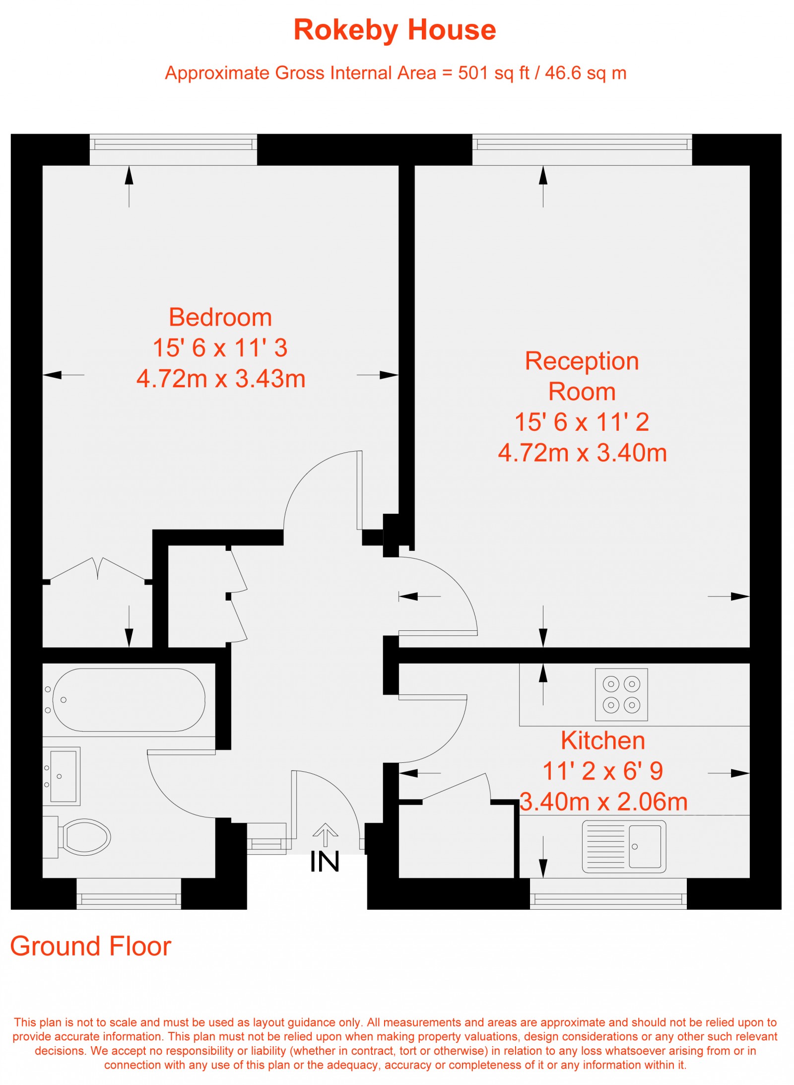 Floorplan for Lochinvar Street, London, SW12