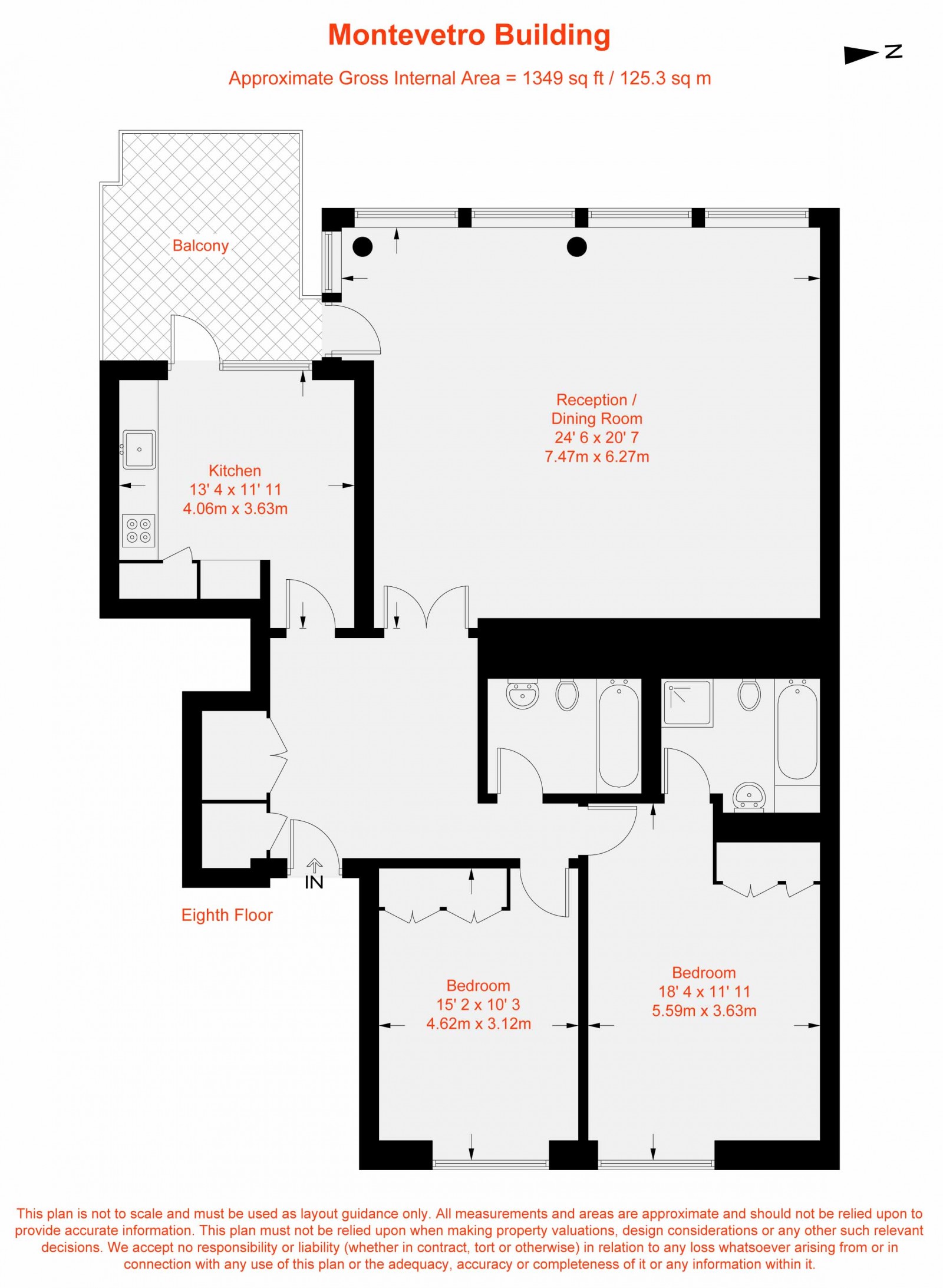 Floorplan for Battersea Church Road, London, SW11