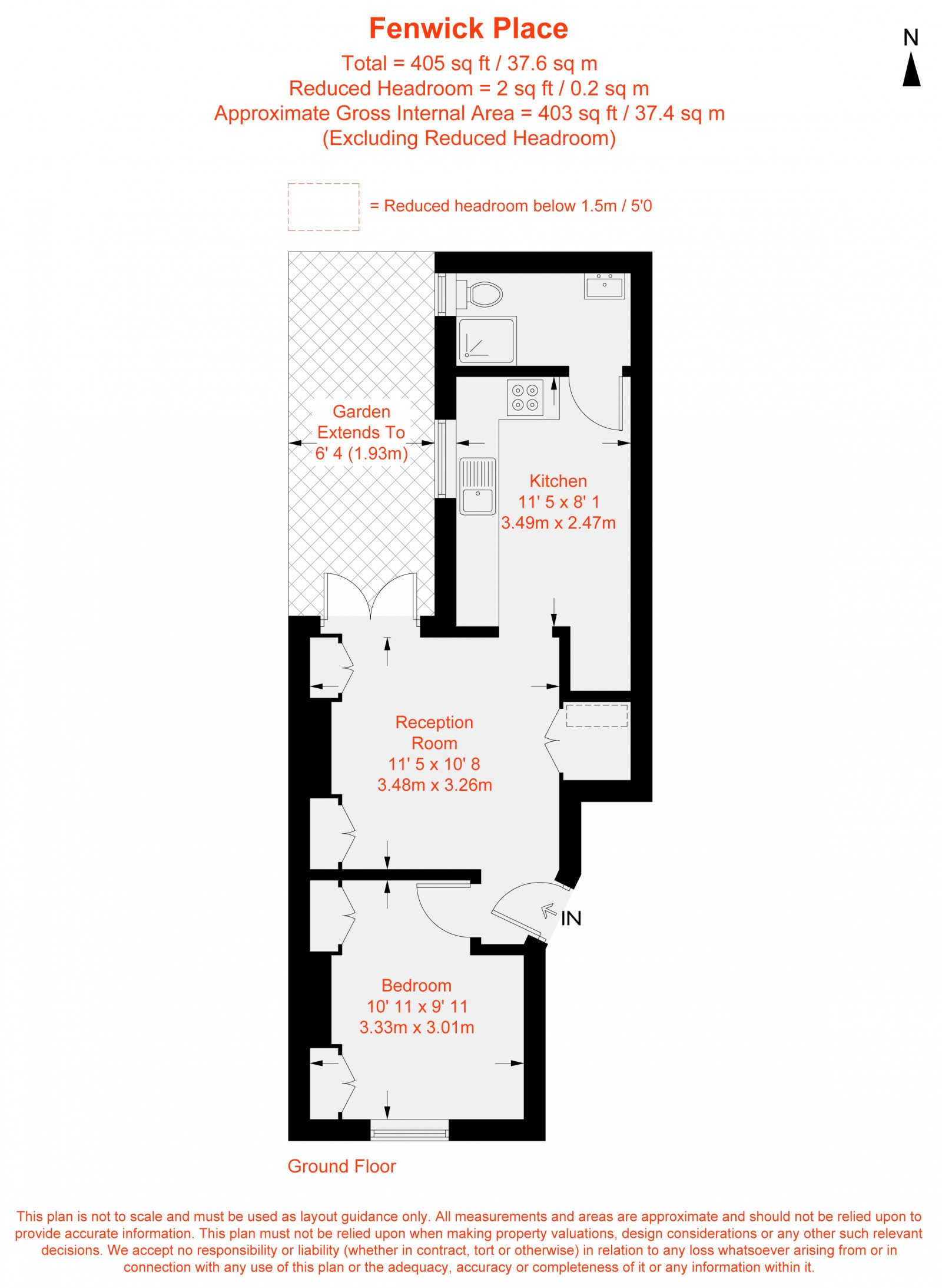 Floorplan for Fenwick Place, LONDON, SW9