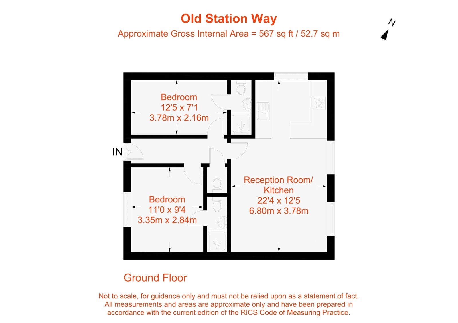 Floorplan for Old Station Way, London, SW4