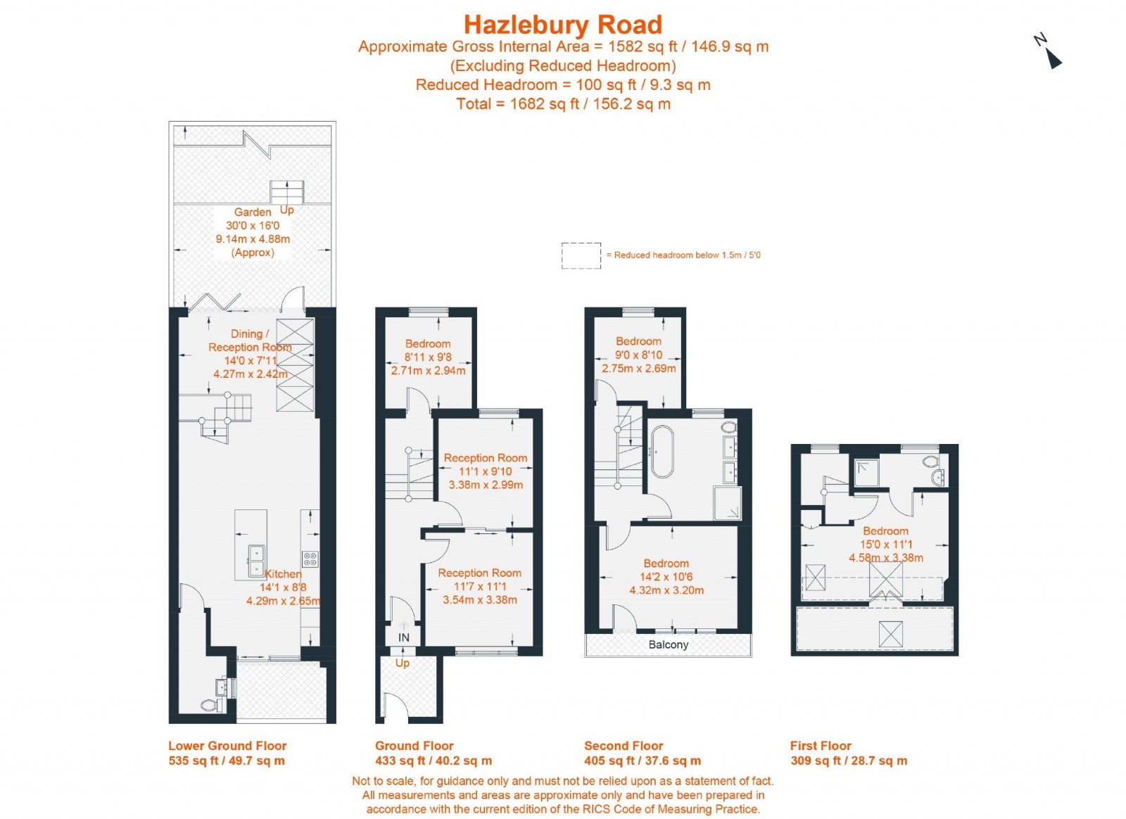Floorplan for Hazlebury Road, London, SW6