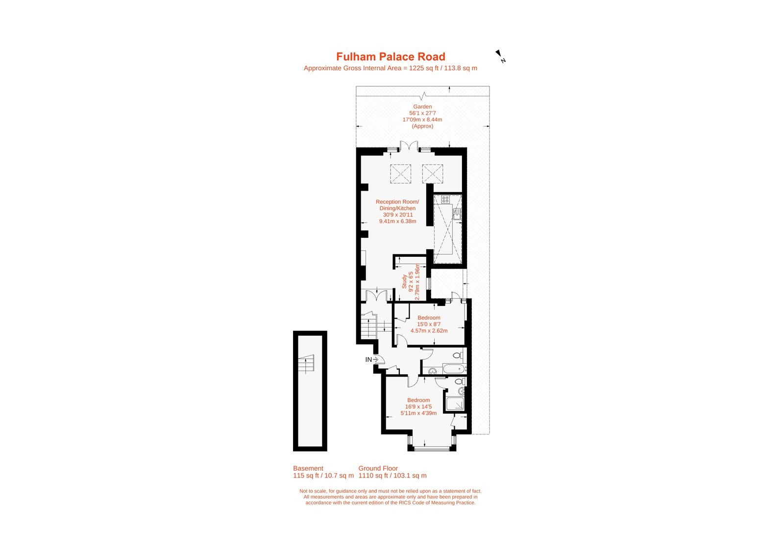 Floorplan for Fulham Palace Road, Fulham, SW6