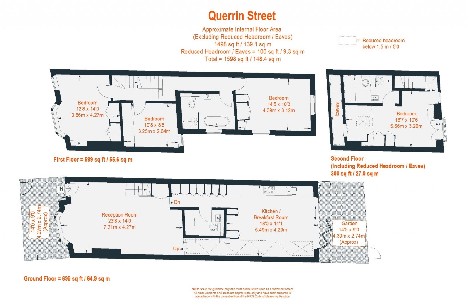 Floorplan for Querrin Street, Fulham, SW6