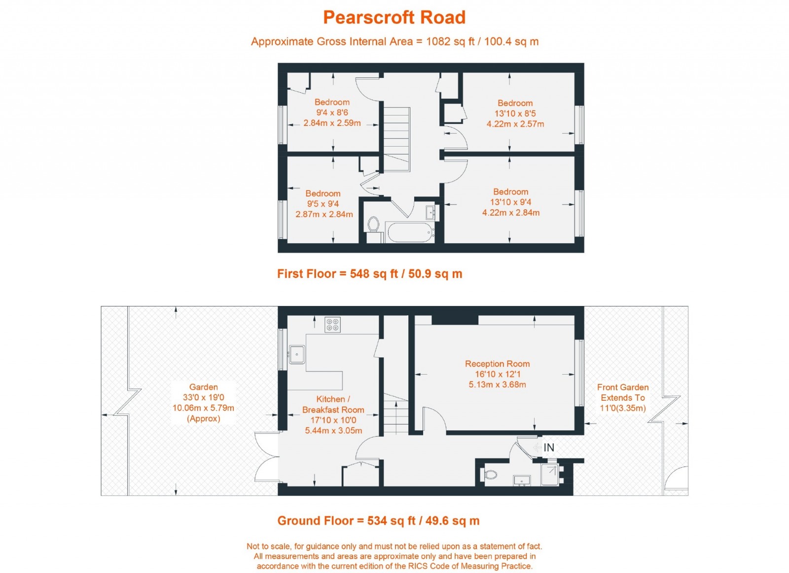 Floorplan for Pearscroft Road, Fulham, SW6