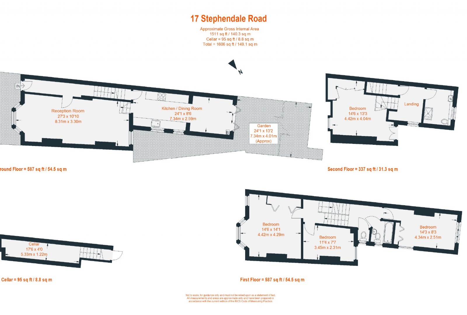 Floorplan for Stephendale Road, Fulham, SW6