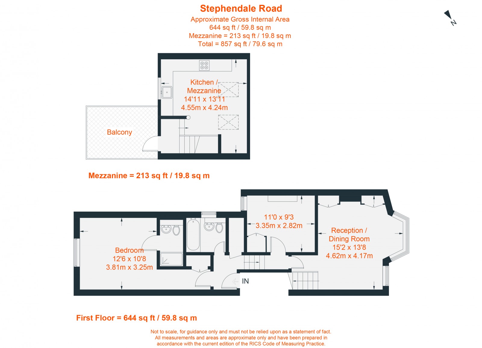 Floorplan for Stephendale Road, Fulham, SW6