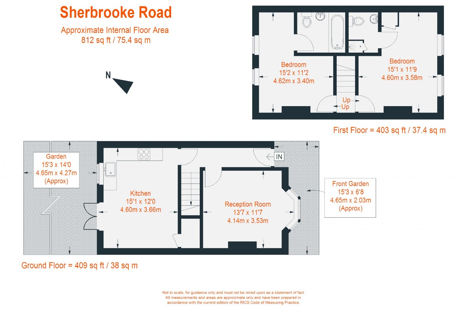 Floorplan for Sherbrooke Road, Fulham, SW6