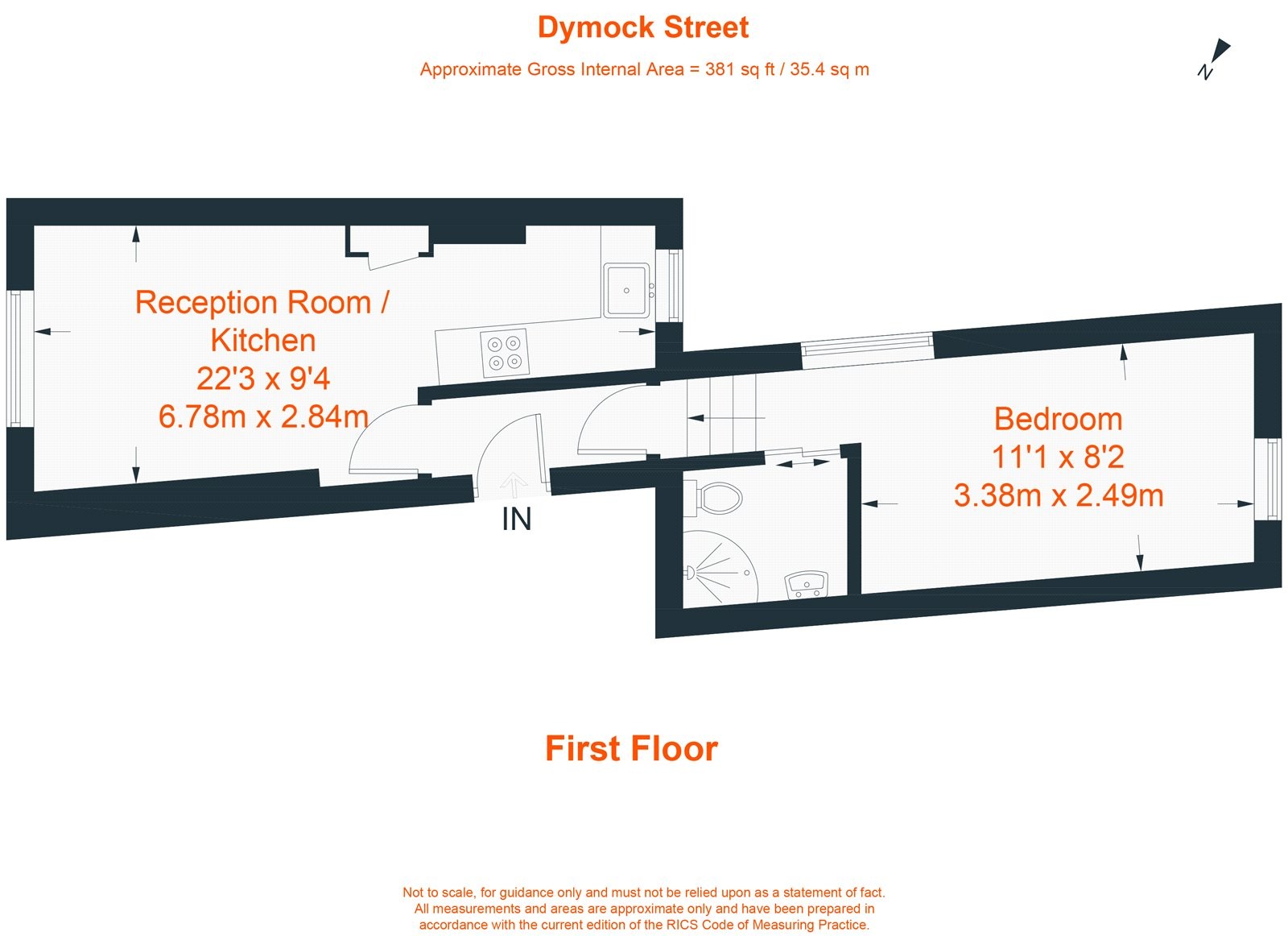 Floorplan for Dymock Street, Fulham, SW6