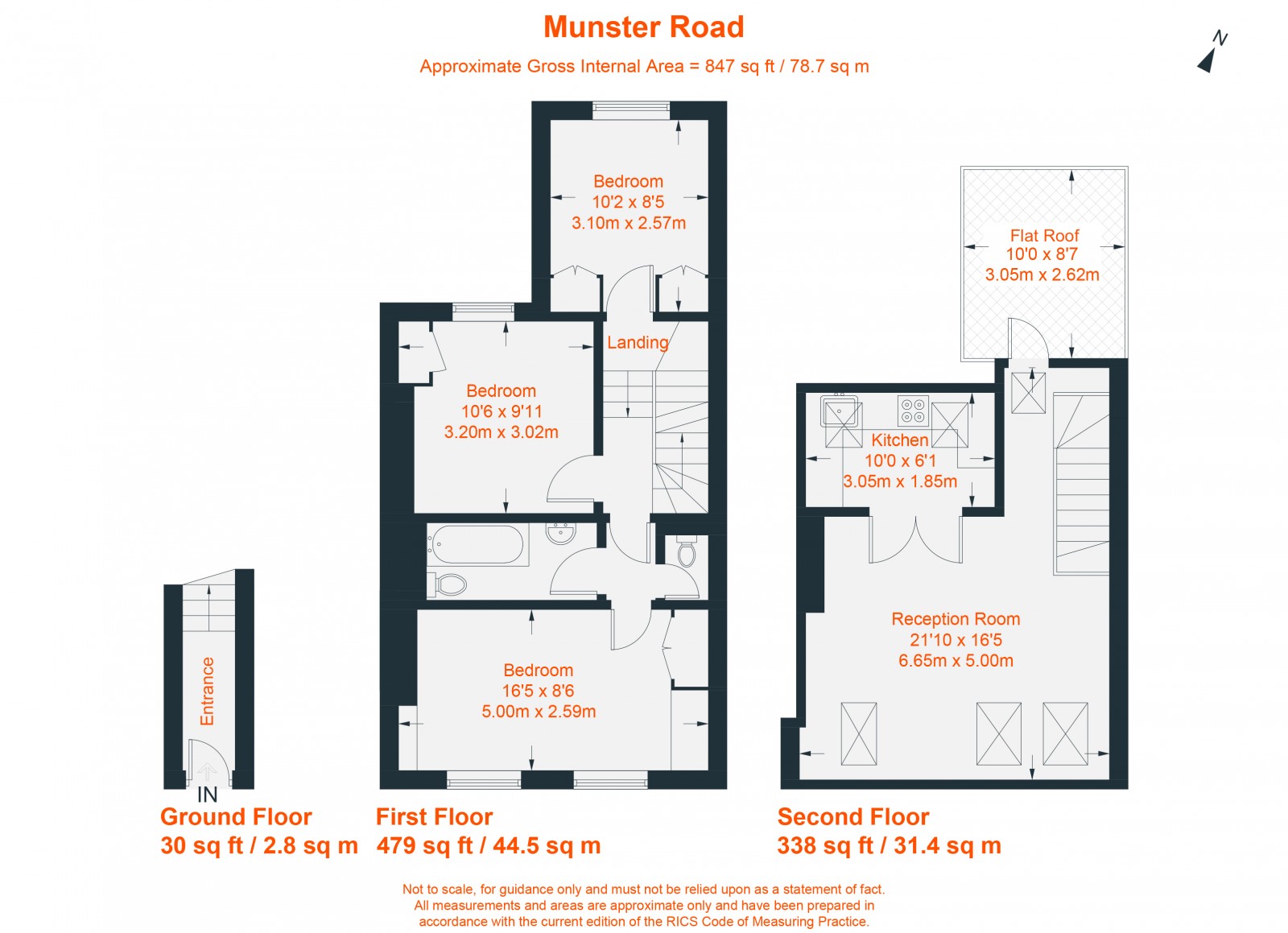Floorplan for Munster Road, Fulham, SW6