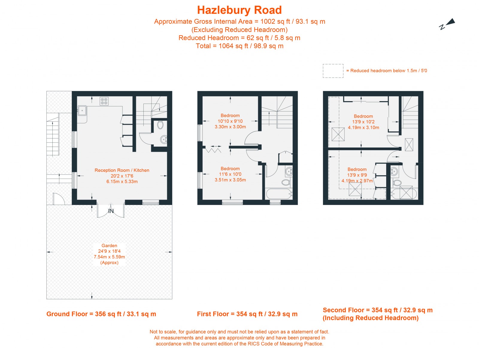 Floorplan for Hazlebury Road, Fulham, SW6