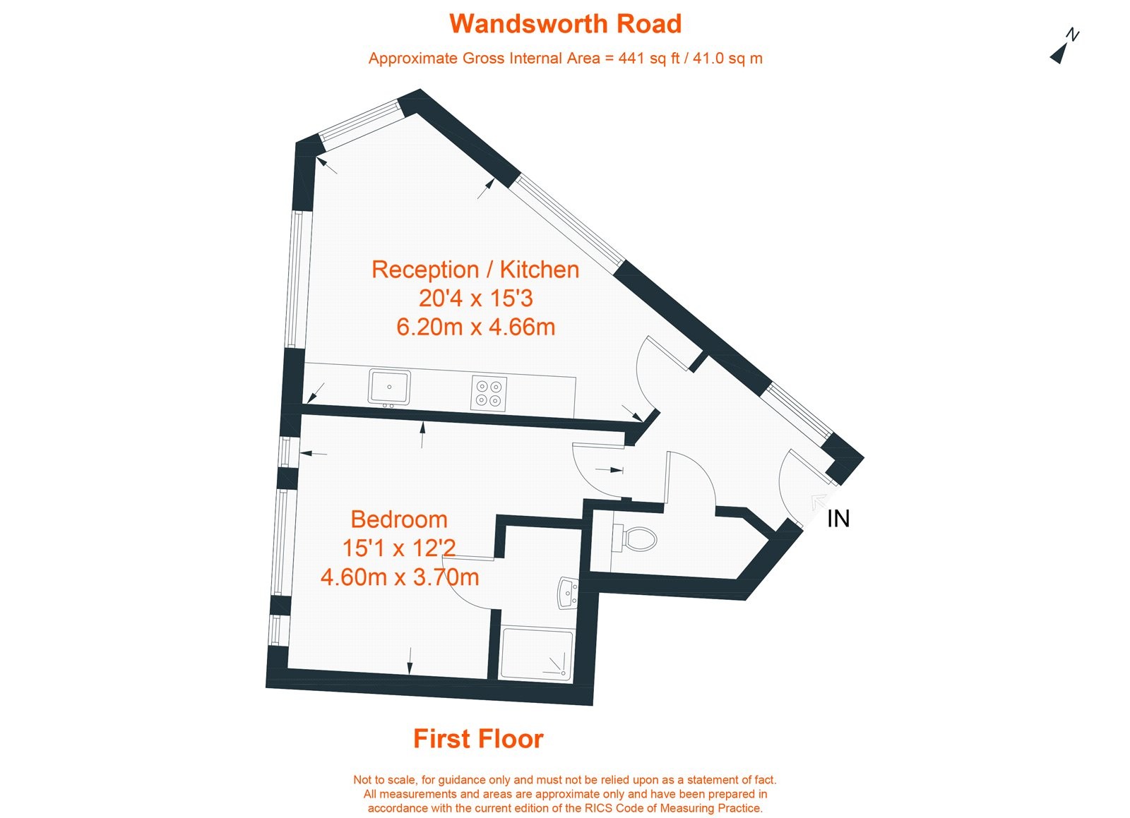 Floorplan for Hazlebury Road, Fulham, SW6