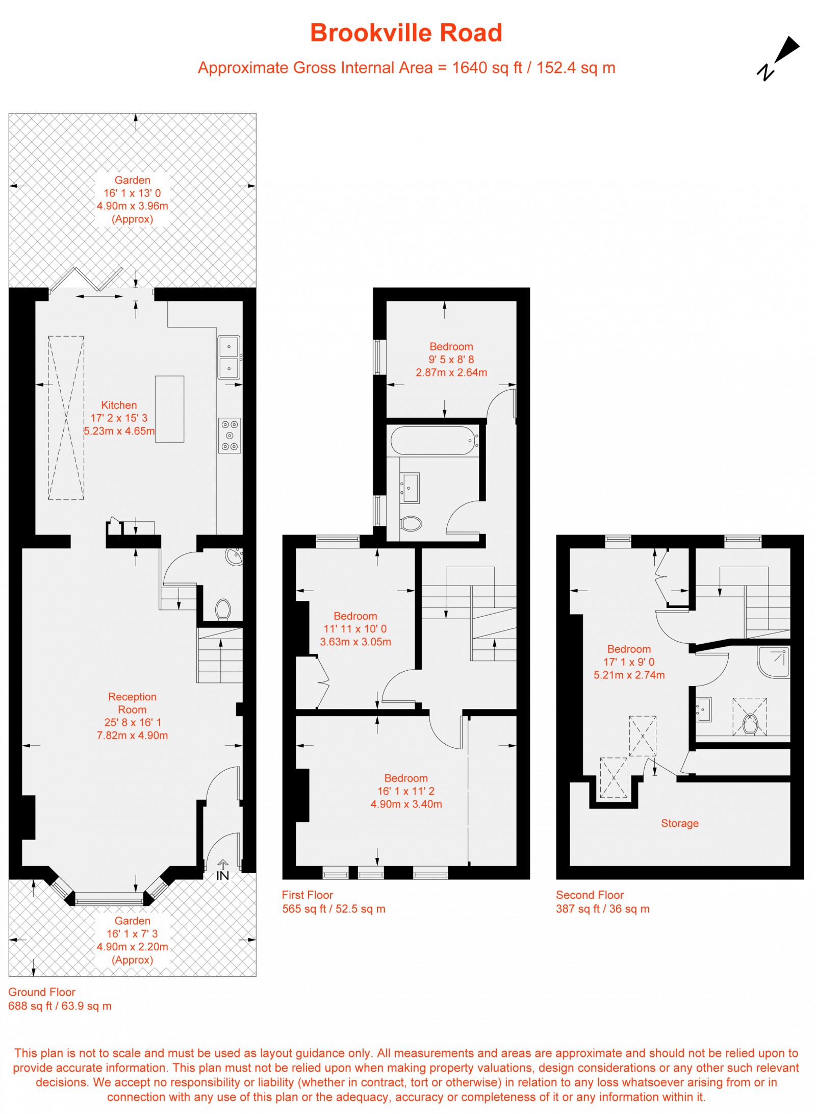 Floorplan for Brookville Road, London, SW6