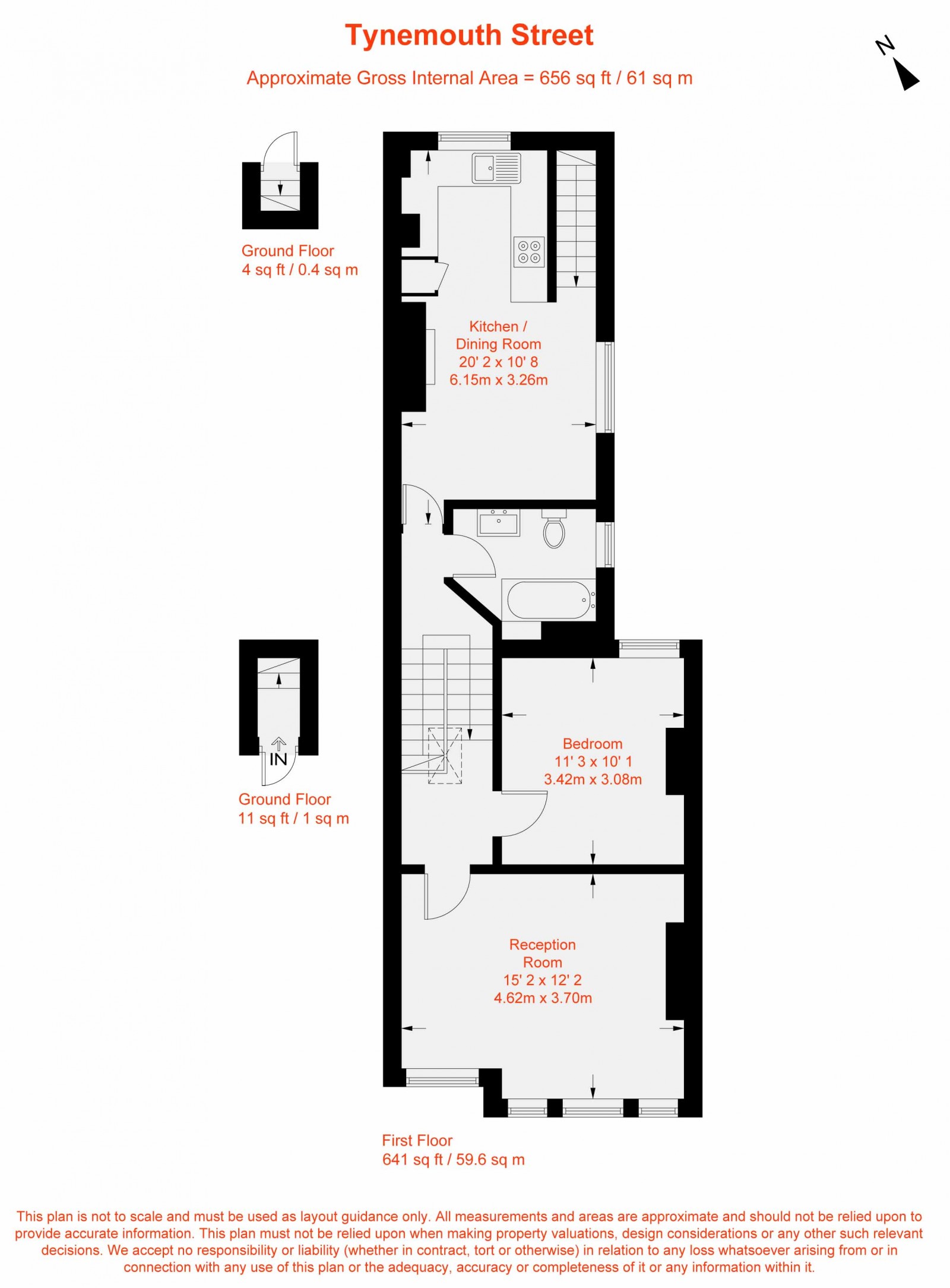 Floorplan for Tynemouth Street, London, SW6