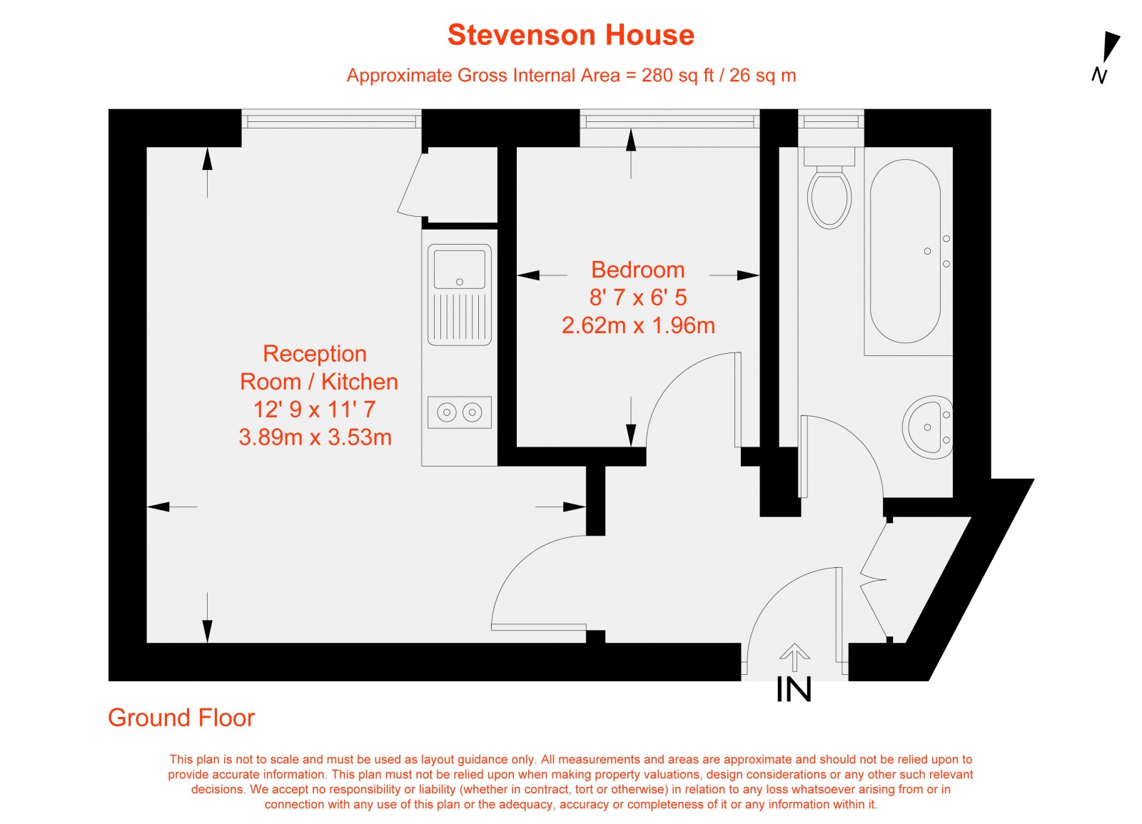 Floorplan for Latchmere Road, London, SW11