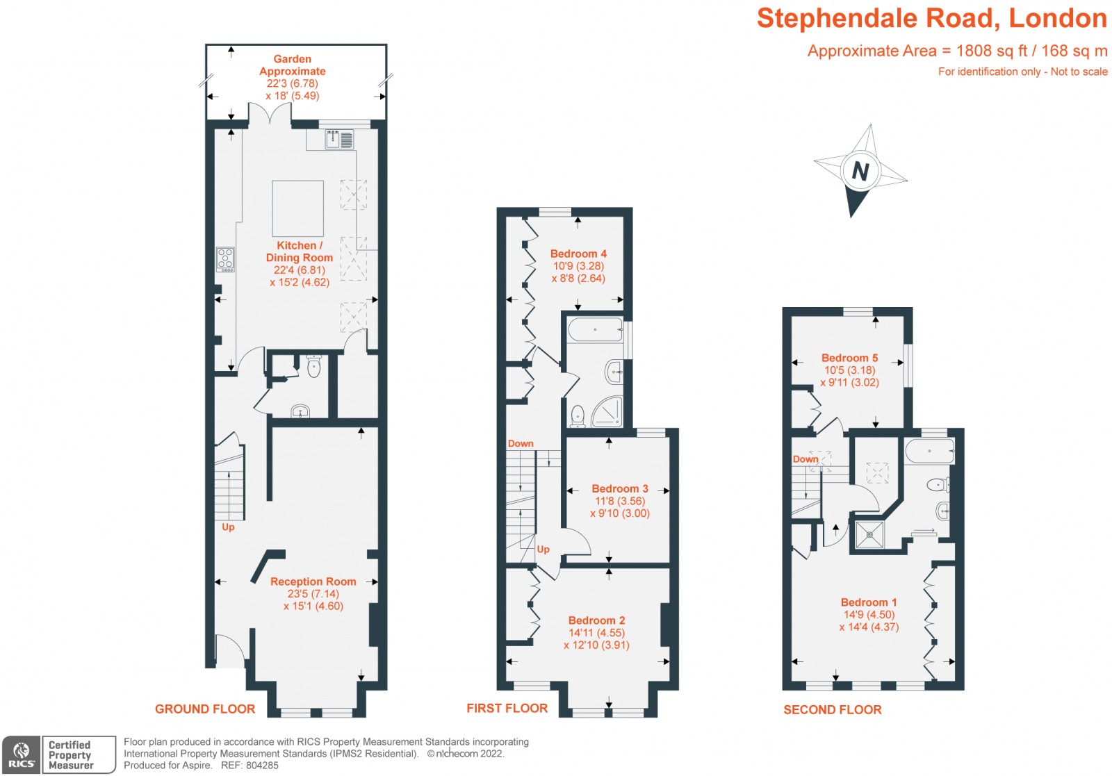 Floorplan for Stephendale Road, Fulham, SW6