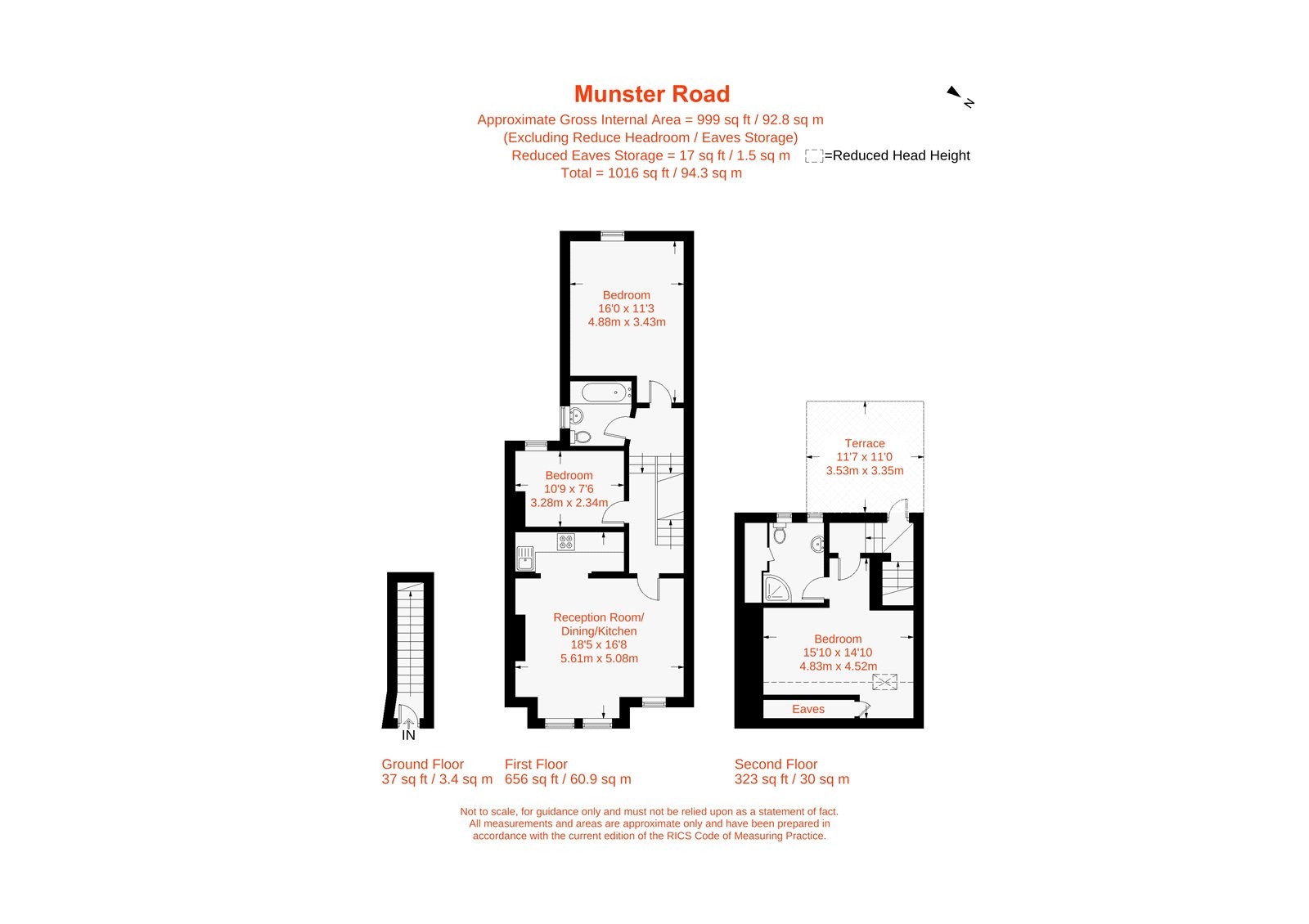 Floorplan for Munster Road, Fulham, SW6