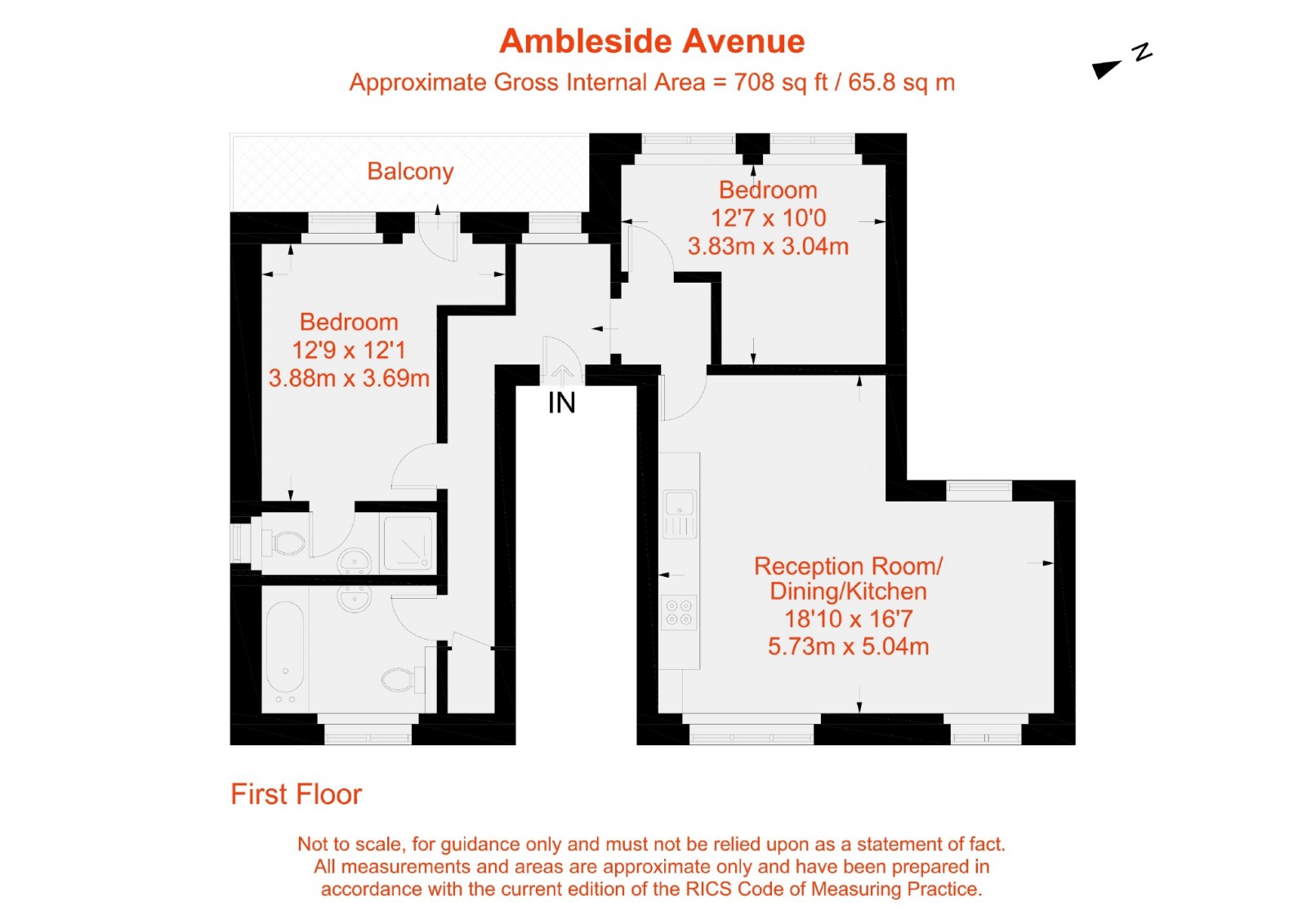 Floorplan for Ambleside Avenue, London, SW16