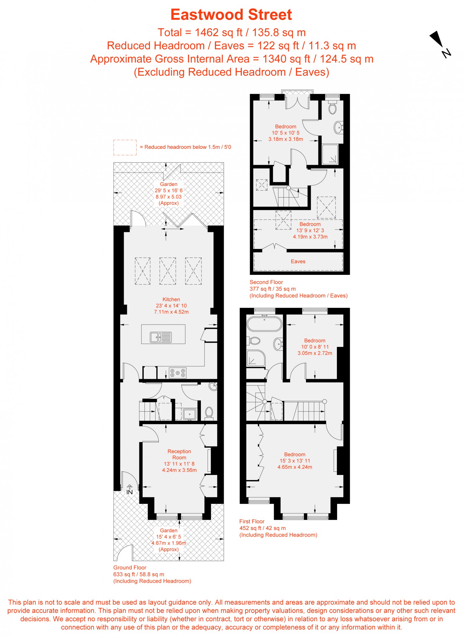 Floorplan for Eastwood Street, Furzedown, SW16