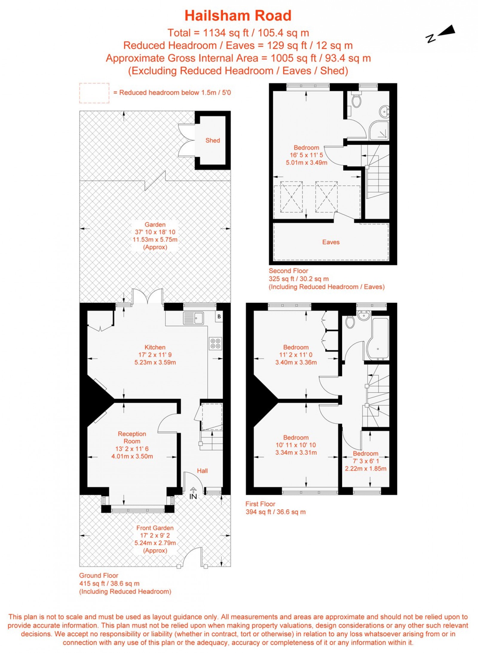 Floorplan for Hailsham Road, Tooting, SW17