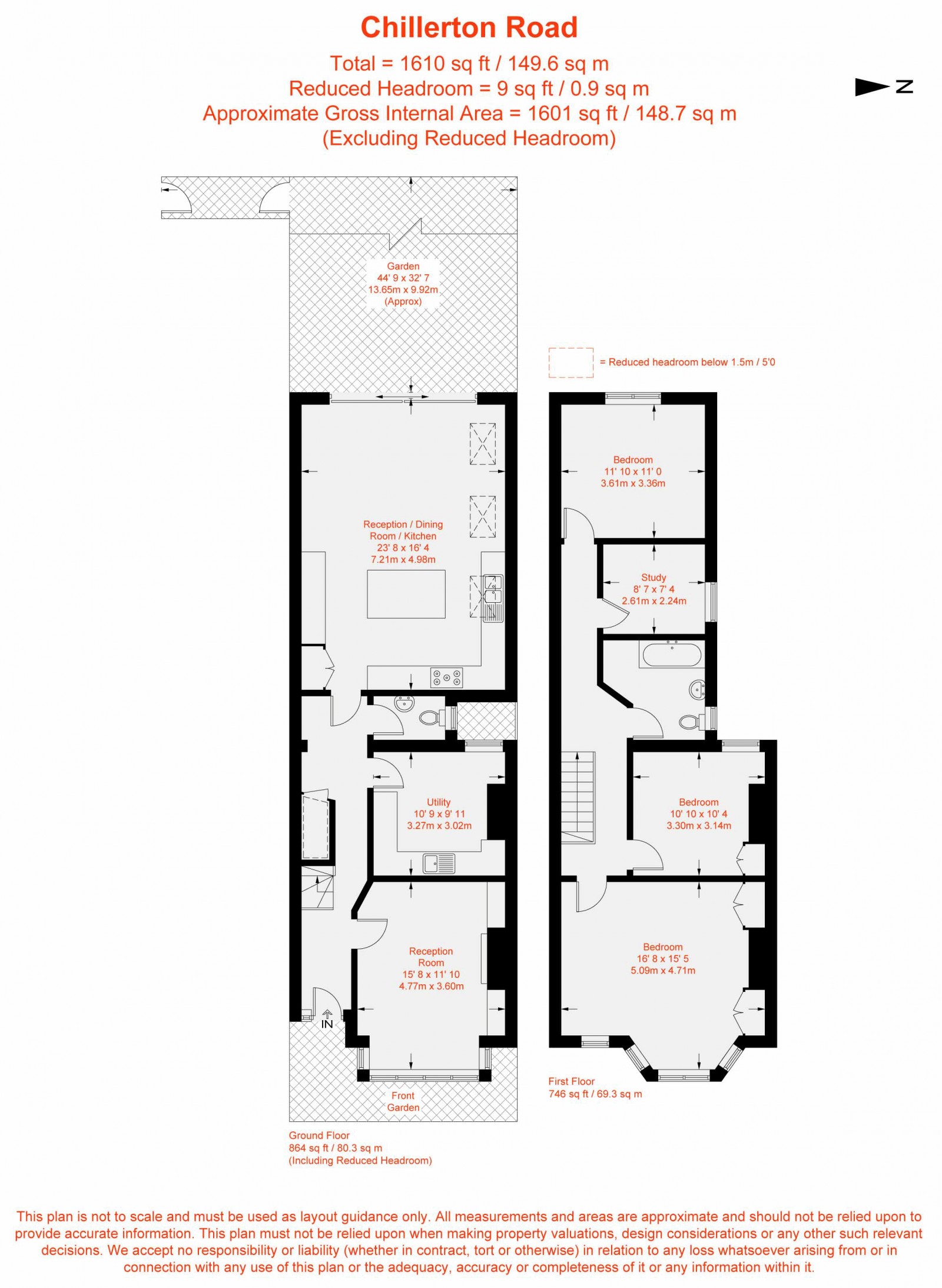 Floorplan for Chillerton Road, Furzedown, SW17