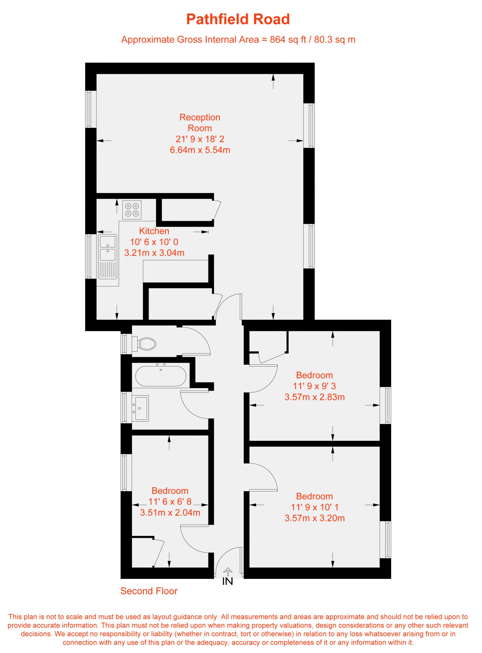 Floorplan for Pathfield Road, London, SW16