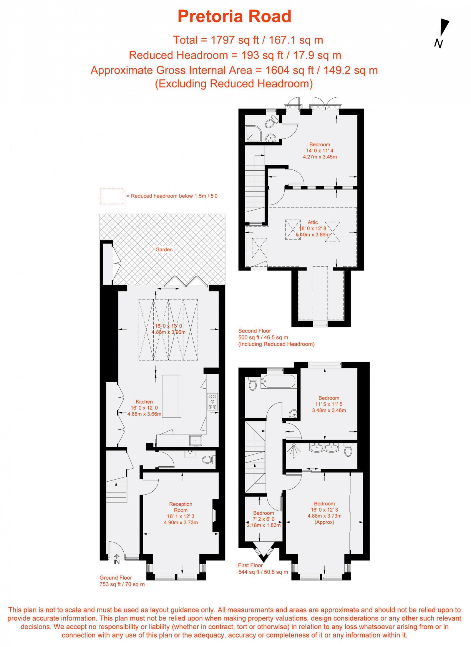 Floorplan for Pretoria Road, Furzedown, SW16