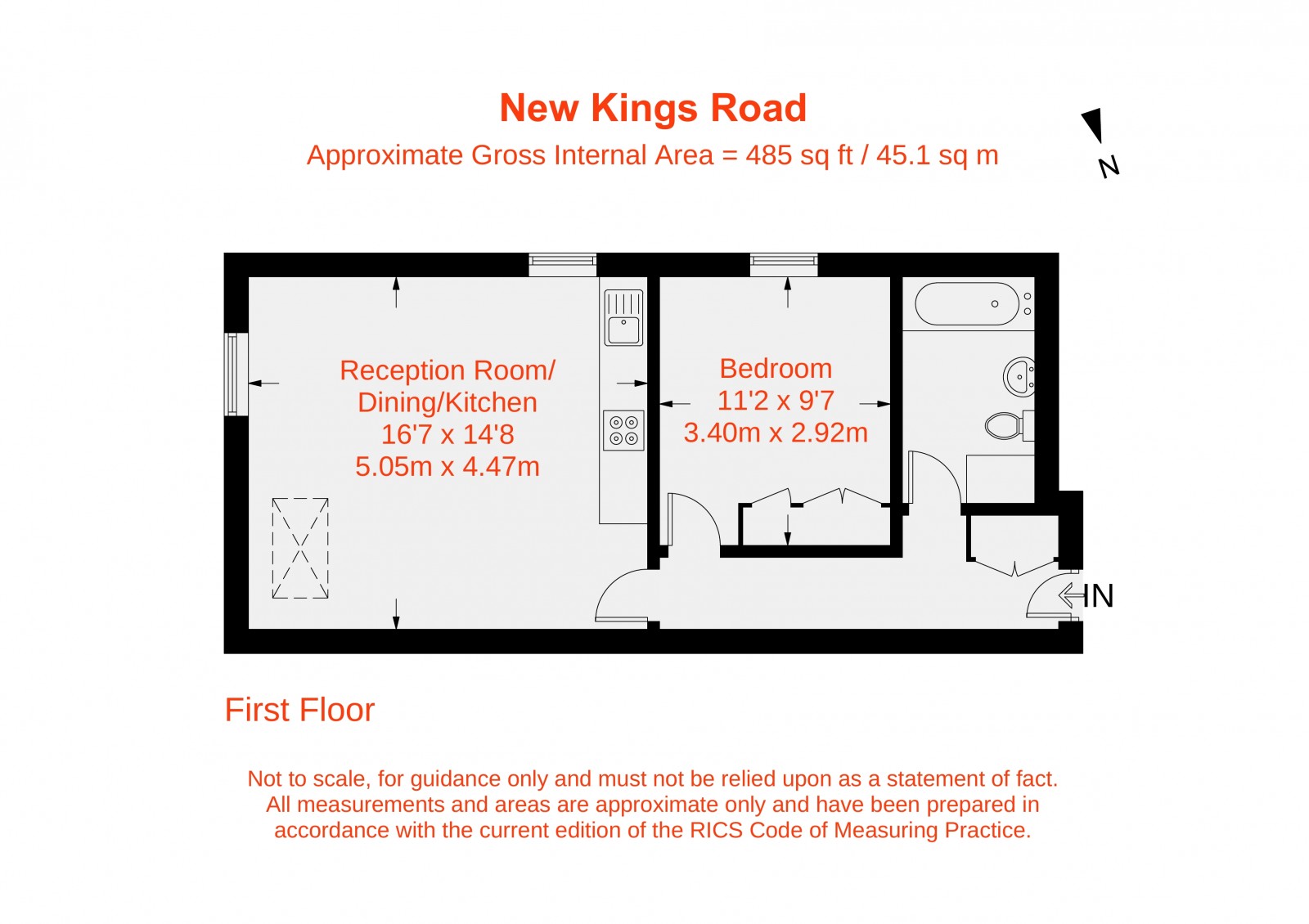 Floorplan for New Kings Road, Fulham, SW6